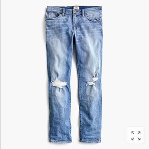 J.Crew Petite Slim Boyfriend Jean in Cedar Wash
